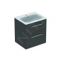 Geberit Selnova Square - Meuble-vasque 635x588x480 mm, avec vasque, 2 tiroirs, gris velouté mat 501.237.00.1 Geberit Selnova Square - Meuble-vasque 635x588x480 mm, avec vasque, 2 tiroirs, gris velouté mat 501.237.00.1