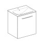 Geberit Selnova Square - Meuble-vasque 635x588x480 mm, avec vasque, 1 tiroir, blanc brillant 501.252.00.1 Geberit Selnova Square - Meuble-vasque 635x588x480 mm, avec vasque, 1 tiroir, blanc brillant 501.252.00.1