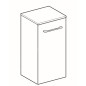 Geberit Selnova Square - Meuble latéral haut 650x330x297 mm, 1 porte, noyer hickory 501.274.00.1