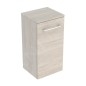 Geberit Selnova Square - Meuble latéral haut 650x330x297 mm, 1 porte, noyer clair hickory 501.275.00.1
