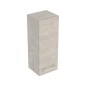 Geberit Selnova Square - Meuble latéral haut 850x330x297 mm, 1 porte, noyer clair hickory 501.279.00.1