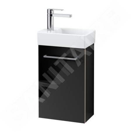 Villeroy & Boch Avento - Meuble-vasque, 340x514x202 mm, 1 porte, Crystal Black A87600B3