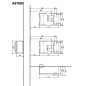 Villeroy & Boch Avento - Meuble-vasque, 340x514x202 mm, 1 porte, Nordic Oak A87600VJ Villeroy & Boch Avento - Meuble-vasque, 340x514x202 mm, 1 porte, Nordic Oak A87600VJ