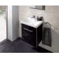 Villeroy & Boch Avento - Meuble-vasque, 430x514x352 mm, 1 porte, Crystal Black A88700B3 Villeroy & Boch Avento - Meuble-vasque, 430x514x352 mm, 1 porte, Crystal Black A88700B3
