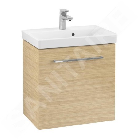 Villeroy & Boch Avento - Meuble-vasque, 530x514x352 mm, 1 porte, Nordic Oak A88800VJ