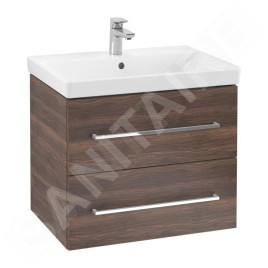 Villeroy & Boch Avento - Meuble-vasque, 630x514x452 mm, 2 tiroirs, Arizona Oak A89000VH