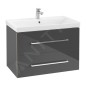 Villeroy & Boch Avento - Meuble-vasque, 780x514x452 mm, 2 tiroirs, Crystal Grey A89100B1 Villeroy & Boch Avento - Meuble-vasque, 780x514x452 mm, 2 tiroirs, Crystal Grey A89100B1