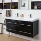 Villeroy & Boch Avento - Meuble-vasque, 1180x514x452 mm, 4 tiroirs, Crystal Black A89300B3 Villeroy & Boch Avento - Meuble-vasque, 1180x514x452 mm, 4 tiroirs, Crystal Black A89300B3