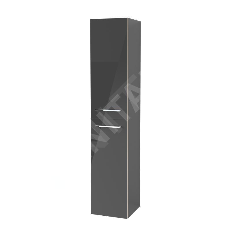 Villeroy & Boch Avento - Armoire, 350x1760x372 mm, 2 portes, Crystal Grey A89401B1