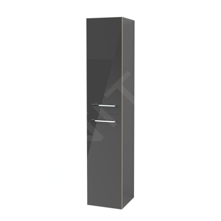Villeroy & Boch Avento - Armoire, 350x1760x372 mm, 2 portes, Crystal Grey A89401B1
