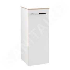 Villeroy & Boch Avento - Meuble latéral, 350x890x373 mm, 1 porte, Crystal White A89500B4