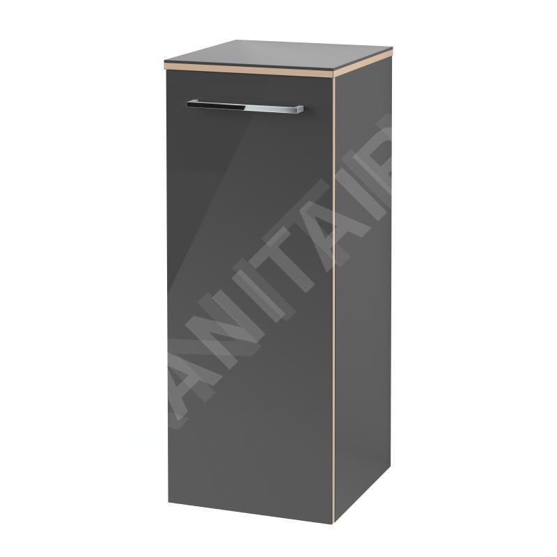 Villeroy & Boch Avento - Meuble latéral, 350x890x373 mm, 1 porte, Crystal Grey A89501B1