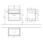 Villeroy & Boch Subway 2.0 - Meuble-vasque, 637x590x454 mm, 2 tiroirs, Glossy White A91010DH Villeroy & Boch Subway 2.0 - Meuble-vasque, 637x590x454 mm, 2 tiroirs, Glossy White A91010DH