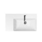 Cersanit Inverto - Lavabo 81x46 cm, avec trop-plein, trou pour robinetterie, blanc K671-016 Cersanit Inverto - Lavabo 81x46 cm, avec trop-plein, trou pour robinetterie, blanc K671-016