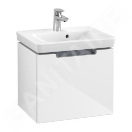 Villeroy & Boch Subway 2.0 - Meuble-vasque, 485x420x380 mm, 1 tiroir, Glossy White A68510DH