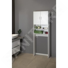 Aqualine Simplex Eco - Armoire pour lave-linge Simplex Eco 632x247x1903 mm, blanc SIME715