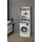 Aqualine Simplex Eco - Armoire pour lave-linge Simplex Eco 632x247x1903 mm, blanc SIME715