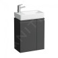 Laufen Pro S - Meuble pour lave-mains avec porte et étagère latérale à droite, 470x275x605 mm, graphite mat H4830010954801 Laufen Pro S - Meuble pour lave-mains avec porte et étagère latérale à droite, 470x275x605 mm, graphite mat H4830010954801