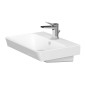 Cersanit Mille - Lavabo, 56x41cm, avec trop-plein, trou pour robinetterie, blanc K675-001 Cersanit Mille - Lavabo, 56x41cm, avec trop-plein, trou pour robinetterie, blanc K675-001