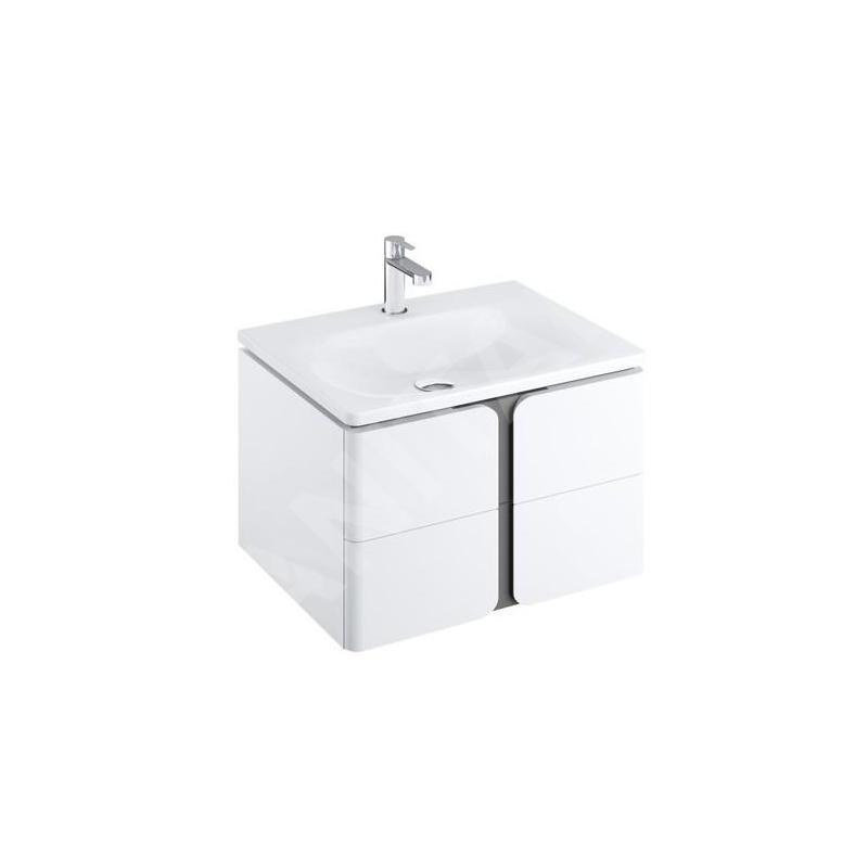 Ravak Balance - Meuble sous lavabo 800x500x465 mm, blanc/graphite X000001369 Ravak Balance - Meuble sous lavabo 800x500x465 mm, blanc/graphite X000001369