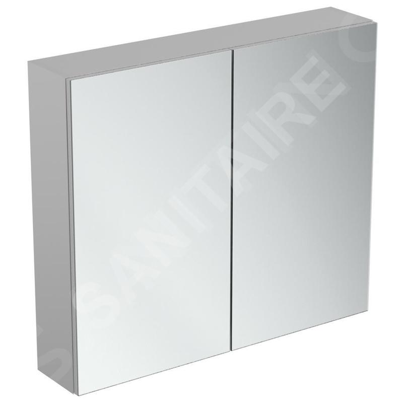 Ideal Standard Mirror&Light - Armoire de toilette 800x700 mm, aluminium T3591AL Ideal Standard Mirror&Light - Armoire de toilette 800x700 mm, aluminium T3591AL