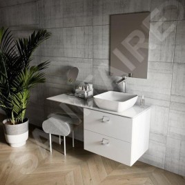 Ravak Comfort - Armoire sous le lavabo, 600x500x460 mm, blanc/blanc X000001377