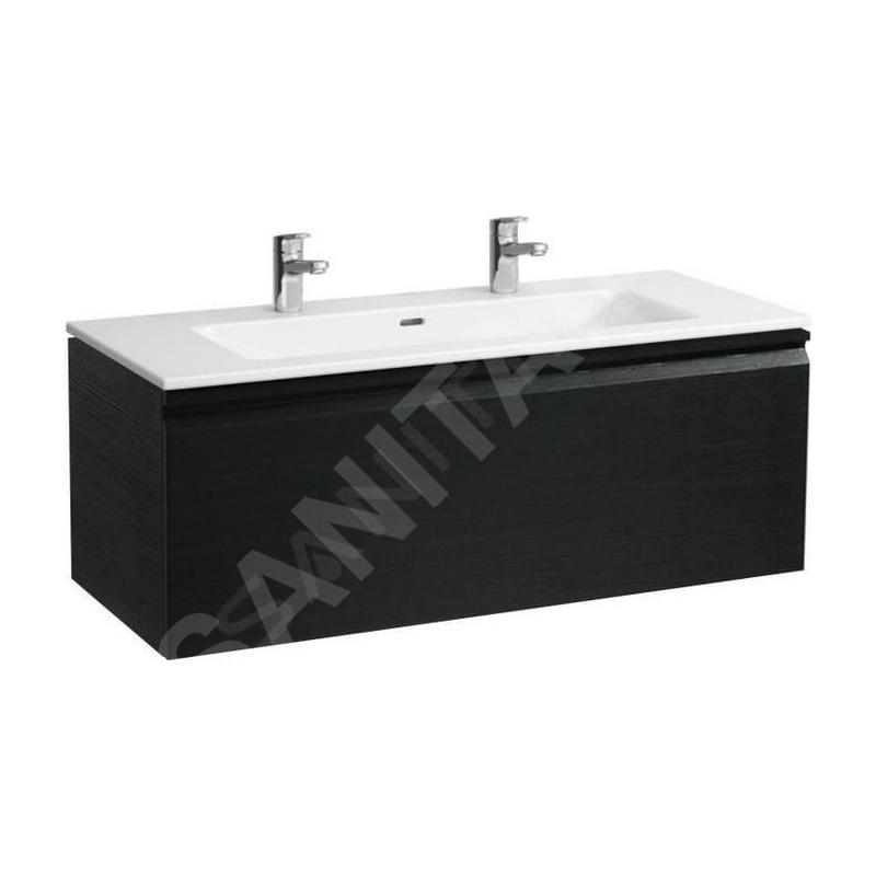 Laufen Pro S - Meuble avec double-lavabo, 1200x530x500 mm, 1 tiroirs, wengé H8609684231071 Laufen Pro S - Meuble avec double-lavabo, 1200x530x500 mm, 1 tiroirs, wengé H8609684231071