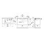 Laufen Pro S - Meuble avec lavabo, 1000x610x500 mm, 2 tiroirs, blanc brillant H8649622611041 Laufen Pro S - Meuble avec lavabo, 1000x610x500 mm, 2 tiroirs, blanc brillant H8649622611041