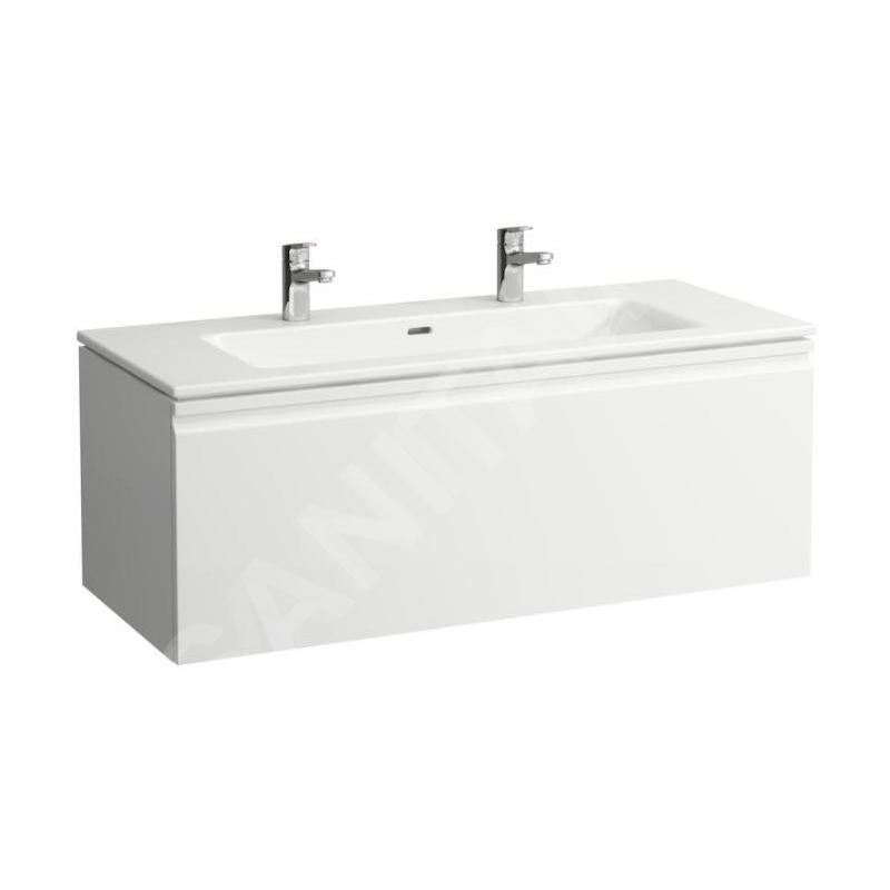 Laufen Pro S - Meuble avec lavabo, 1200x530x500 mm, 1 tiroirs, blanc brillant H8609684751041 Laufen Pro S - Meuble avec lavabo, 1200x530x500 mm, 1 tiroirs, blanc brillant H8609684751041