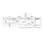 Laufen Pro S - Meuble avec double-lavabo, 1200x610x500 mm, 2 tiroirs, blanc mat H8649632601071 Laufen Pro S - Meuble avec double-lavabo, 1200x610x500 mm, 2 tiroirs, blanc mat H8649632601071