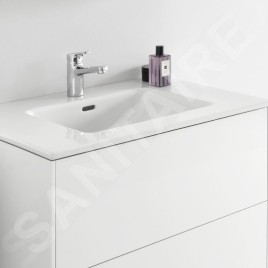 Laufen Pro S - Meuble avec lavabo, 1000x610x500 mm, 2 tiroirs, blanc mat H8649622601041