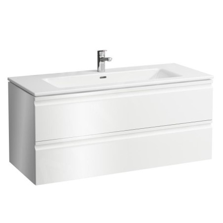 Laufen Pro S - Meuble avec lavabo, 1200x545x500 mm, 2 tiroirs, blanc mat H8619674631041