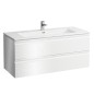 Laufen Pro S - Meuble avec lavabo, 1200x545x500 mm, 2 tiroirs, blanc mat H8619674631041 Laufen Pro S - Meuble avec lavabo, 1200x545x500 mm, 2 tiroirs, blanc mat H8619674631041