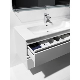 Laufen Pro S - Meuble avec lavabo, 1200x545x500 mm, 2 tiroirs, blanc mat H8619674631041