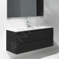 Laufen Pro S - Meuble avec lavabo, 1200x545x500 mm, 2 tiroirs, wengé H8619674231041 Laufen Pro S - Meuble avec lavabo, 1200x545x500 mm, 2 tiroirs, wengé H8619674231041