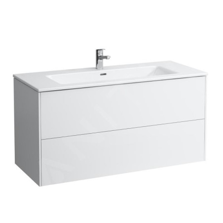 Laufen Pro S - Meuble avec lavabo, 1200x610x500 mm, 2 tiroirs, blanc mat H8649632601041
