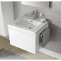 Laufen Pro S - Meuble avec lavabo, 600x500x460 mm, 1 tiroirs, blanc brillant H8609624751041 Laufen Pro S - Meuble avec lavabo, 600x500x460 mm, 1 tiroirs, blanc brillant H8609624751041