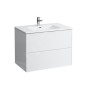 Laufen Pro S - Meuble avec lavabo, 800x610x500 mm, 2 tiroirs, blanc brillant H8649612611041 Laufen Pro S - Meuble avec lavabo, 800x610x500 mm, 2 tiroirs, blanc brillant H8649612611041