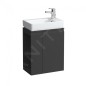 Laufen Pro S - Meuble pour lave-mains avec porte et étagère latérale à gauche, 470x275x605 mm, graphite mat H4830020954801 Laufen Pro S - Meuble pour lave-mains avec porte et étagère latérale à gauche, 470x275x605 mm, graphite mat H4830020954801
