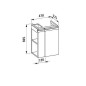 Laufen Pro S - Meuble pour lave-mains avec porte et étagère latérale à gauche, 470x275x605 mm, graphite mat H4830020954801 Laufen Pro S - Meuble pour lave-mains avec porte et étagère latérale à gauche, 470x275x605 mm, graphite mat H4830020954801