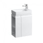 Laufen Pro S - Meuble pour lave-mains avec porte et étagère latérale à gauche, 470x275x605 mm, blanc mat H4830020954631 Laufen Pro S - Meuble pour lave-mains avec porte et étagère latérale à gauche, 470x275x605 mm, blanc mat H4830020954631