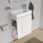 Laufen Pro S - Meuble pour lave-mains avec porte et étagère latérale à gauche, 470x275x605 mm, blanc mat H4830020954631 Laufen Pro S - Meuble pour lave-mains avec porte et étagère latérale à gauche, 470x275x605 mm, blanc mat H4830020954631