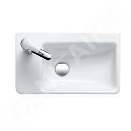 Laufen Pro S - Meuble avec lavabo, siphon et étagère latérale à droite, 480x280x690 mm, blanc mat H8629654631041