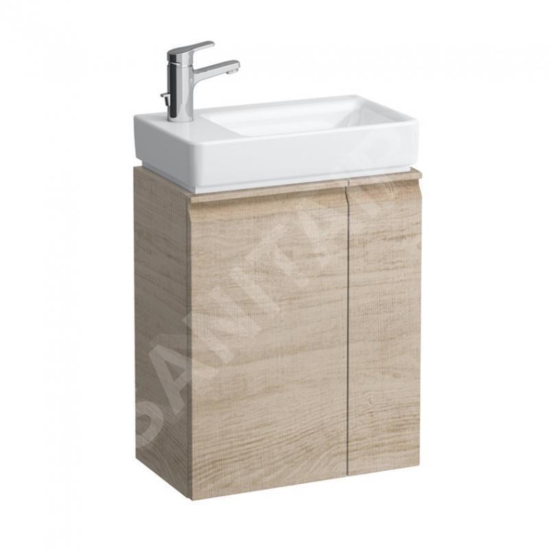 Laufen Pro S - Meuble pour lave-mains avec porte et tablette latérale à droite, 470x275x605 mm, chêne clair H4830010954791 Laufen Pro S - Meuble pour lave-mains avec porte et tablette latérale à droite, 470x275x605 mm, chêne clair H4830010954791