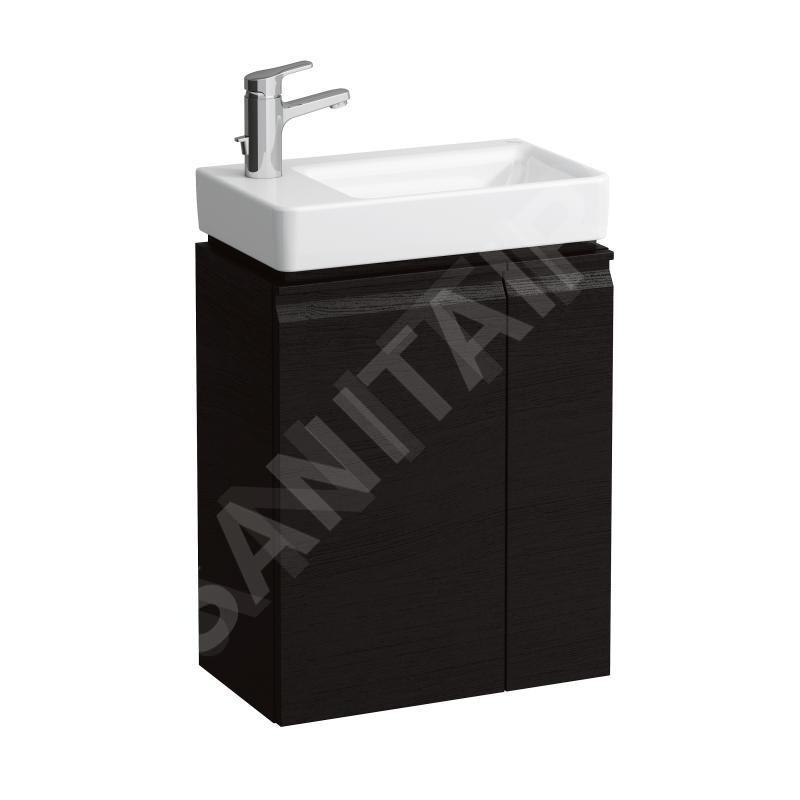Laufen Pro S - Meuble pour lave-mains avec porte et tablette latérale à droite, 470x275x605 mm, wengé H4830010954231 Laufen Pro S - Meuble pour lave-mains avec porte et tablette latérale à droite, 470x275x605 mm, wengé H4830010954231