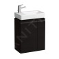 Laufen Pro S - Meuble pour lave-mains avec porte et tablette latérale à droite, 470x275x605 mm, wengé H4830010954231 Laufen Pro S - Meuble pour lave-mains avec porte et tablette latérale à droite, 470x275x605 mm, wengé H4830010954231