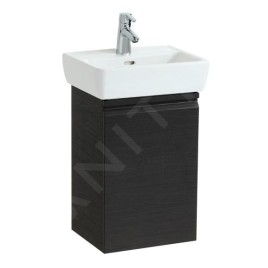 Laufen Pro - Meuble pour lave-mains avec porte, 380x310x580 mm, charnières à gauche, wengé H4830110954231