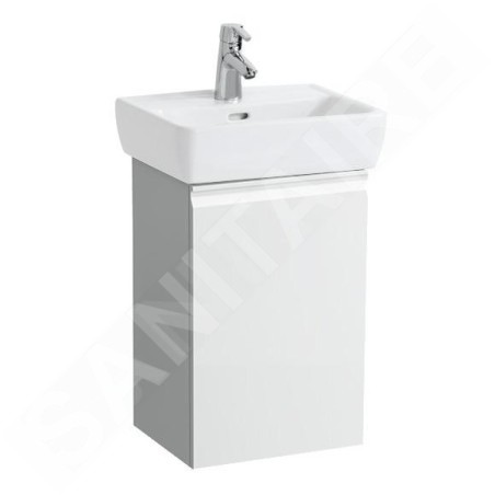 Laufen Pro - Meuble pour lave-mains avec porte, 380x310x580 mm, charnières à droite, blanc mat H4830120954631