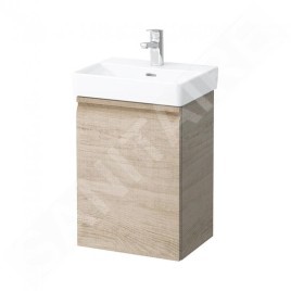 Laufen Pro S - Meuble pour lave-mains avec porte, 415x320x580 mm, charnières à gauche, chêne clair H4833010964791
