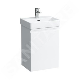 Laufen Pro S - Meuble pour lave-mains avec porte, 415x320x580 mm, charnières à droite, blanc brillant H4833020964751